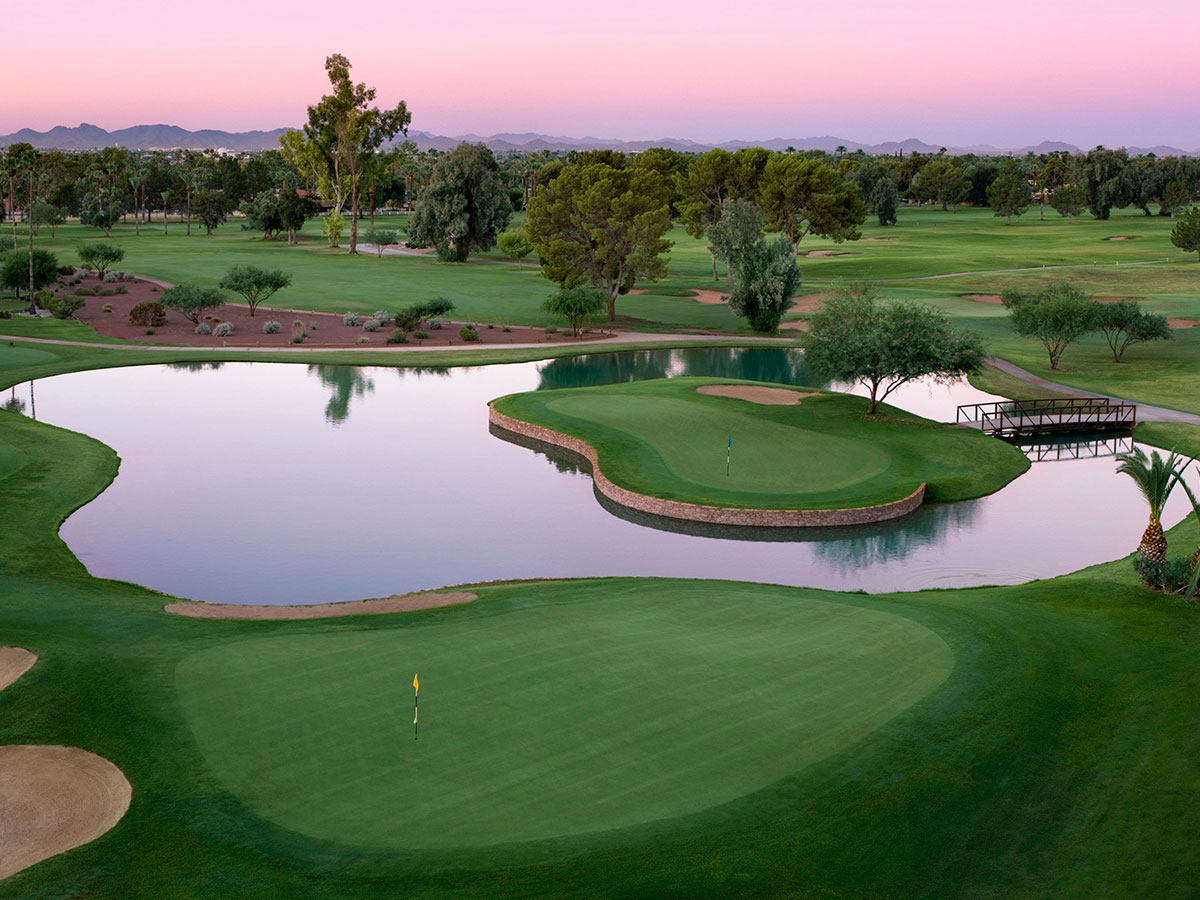 Arizona Island Green Patriot course