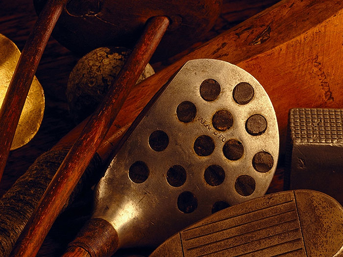 old golf clubs