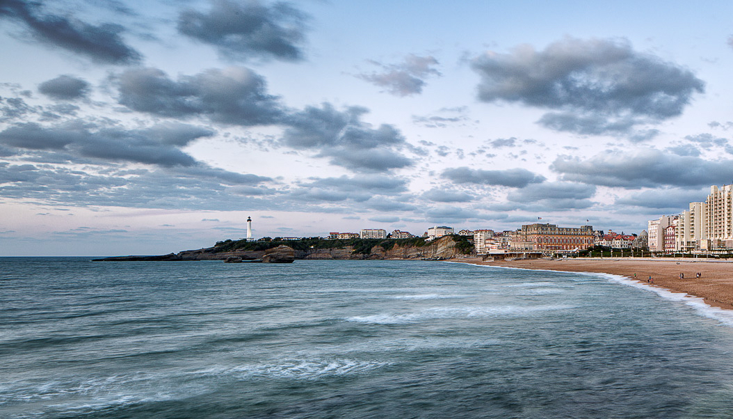 the amazing view of Hotel Windsor, Biarritz